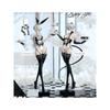 Новинки 46 см NieR: Автоматы ЙоРха 2B A2 2 b Кролик версия Девушка фигурка ПВХ Игровая статуя Аниме модель Действие Взрослая кукла игрушки подарки