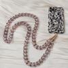 Spring Summer New Phone Accessory Detachable Lanyard Transparent Crossbody Strap Long Phone Case Chains Acrylic Neck Phone Chain