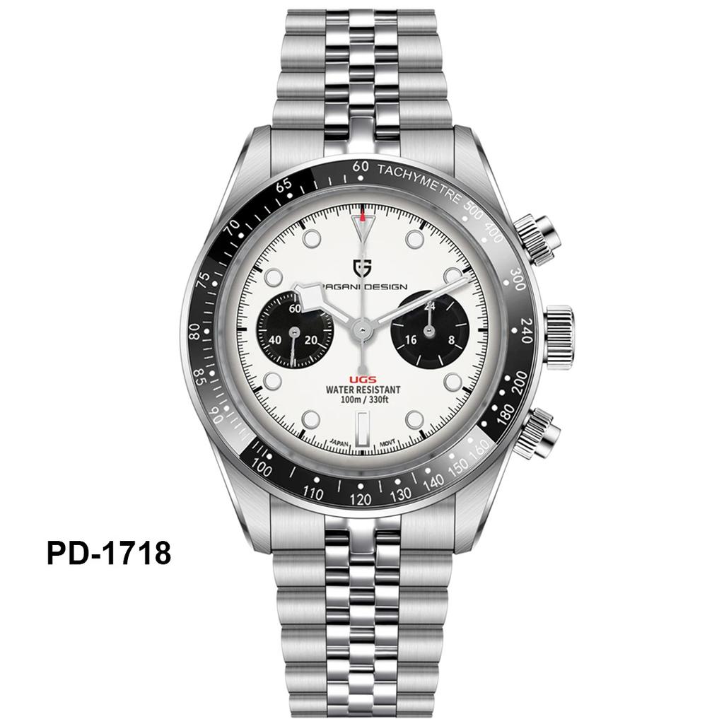 New Panda Men's Watches PAGANI DESIGN Luxury Quartz Chronograph Waterproof AR Sapphire Mirror Sports Watch For Men Luminous