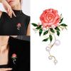 Изящная цветочная брошь-булавка Красивый аксессуар-брошь для повседневной носки, свиданий, вечеринок