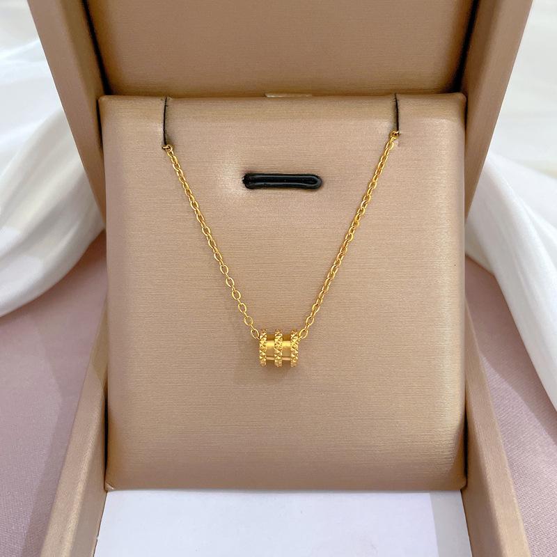 Fashion Retro Women's Necklace Temperament Micro Diamond Necklace Exquisite Collar Chain Accessories