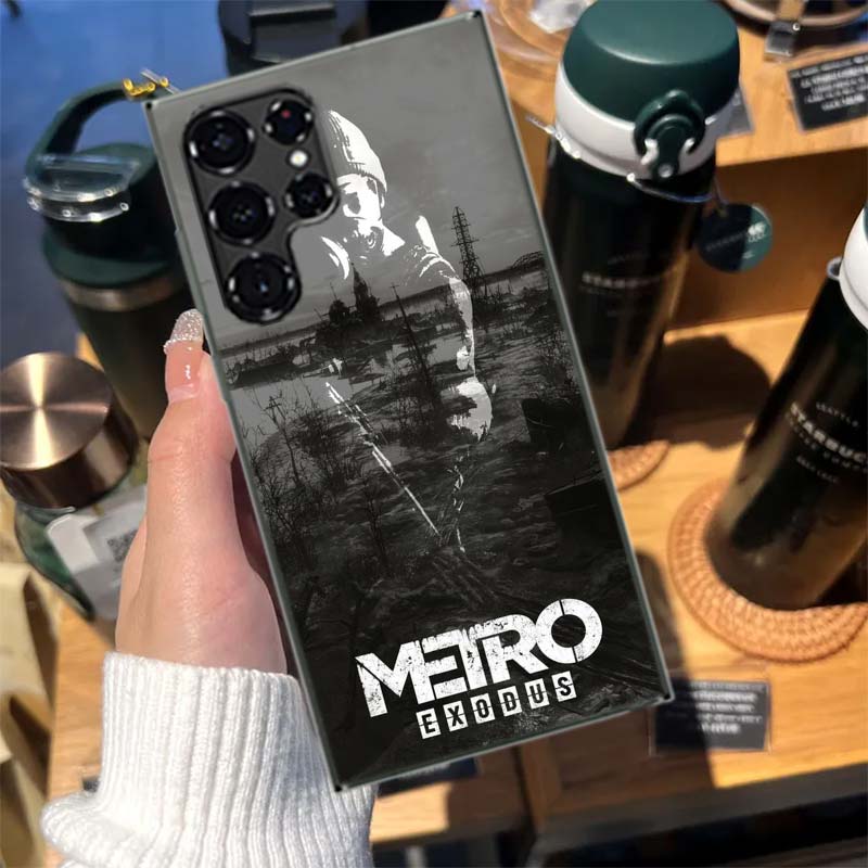 Metro 2033 Чехлы Чехол для телефона для Samsung Galaxy S26 Ultra S25 Edge S24 S23 FE S21 Plus S20 S22 Чехол ТПУ Капа Оболочка Ударопрочный Pa