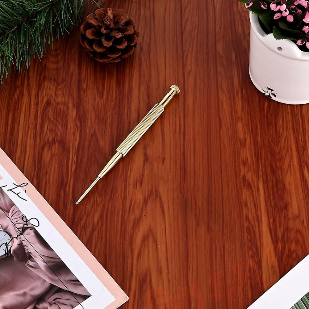 13см Палочка для точечного массажа ушей, закругленная, для миофасциального массажа, легкая и может использоваться на всем теле Палочка, Пружинная, Латунная, Наконечник, Точечный массаж,