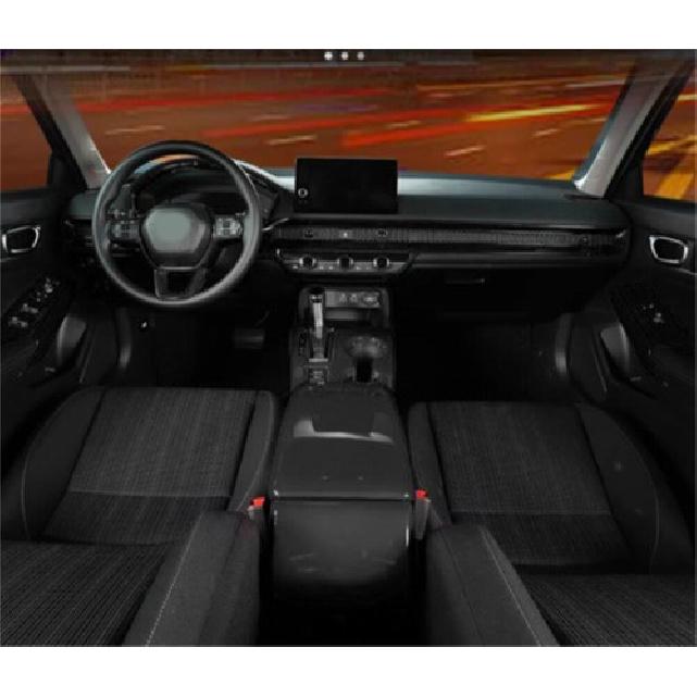Накладка на крышку GPS-навигации центральной консоли для Honda Civic 11-го поколения - Ярко-черная