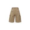 Uniqlo SS22 Однотонные прямые повседневные шорты Мужские шорты Хаки 444620-33