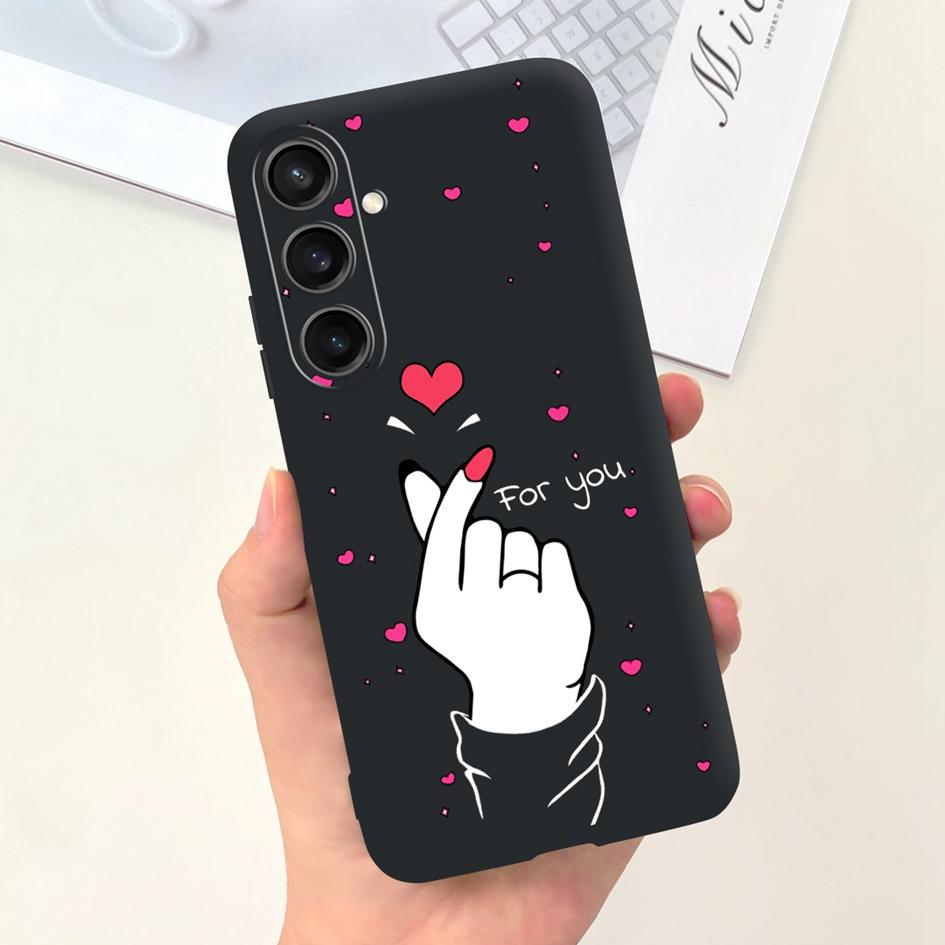 For Samsung A15 Case A05 A05S A25 4G Cover Cute Love Heart Butterfly Silicone Soft Fundas For Samsung Galaxy A15 SM-A155F Bumper