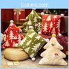 Christmas Tree Pattern Plush Pillows Cushions For Holiday Decor Gift Home Office
