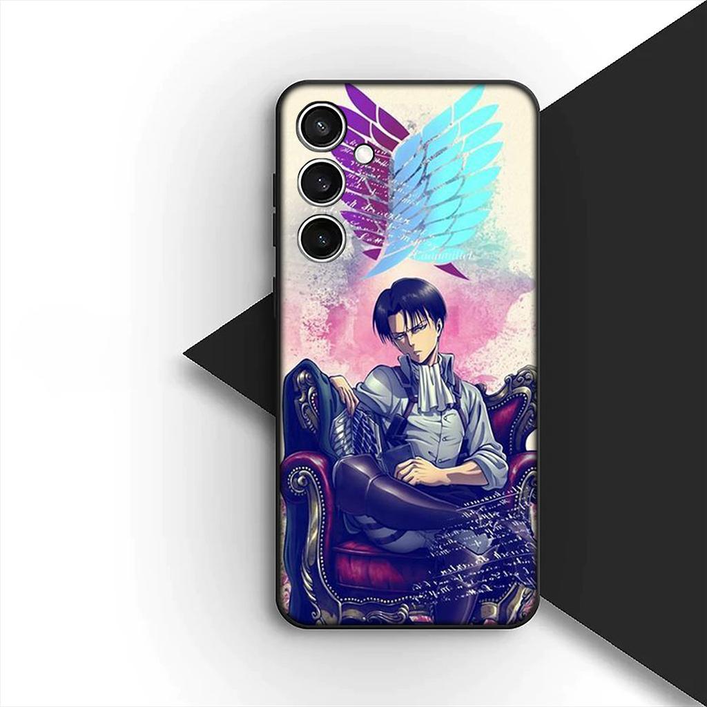 Чехол для телефона Attack On Titan с Эреном Йегером и Леви для Apple iPhone 17 16 14 15 Plus Pro Max 16E ProMax + 15Plus 15+ 16+ Чехол