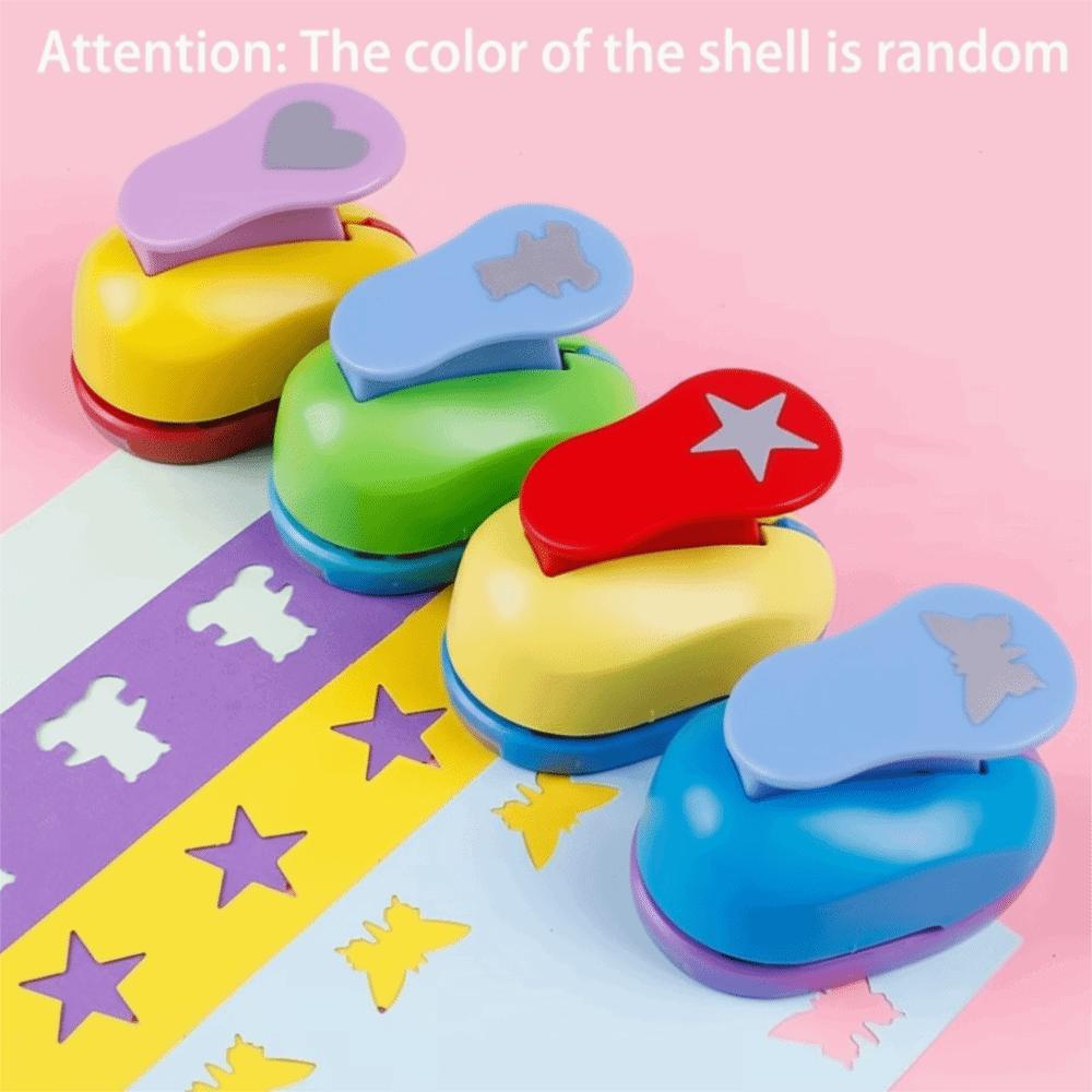 7*6*4cm Flower Furador Random Color DIY Embossing Punches for Hole Punch Embossing
