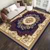 European Style Living Room Carpet Dirt Resistant and Easy To Maintain European Style Retro Carpet Household Bedroom Bedside Carpet