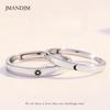 Star Moon Couple Open Ring Retro Ring Sun Moon Star Live Ring Men's and Women's Acacia Ring