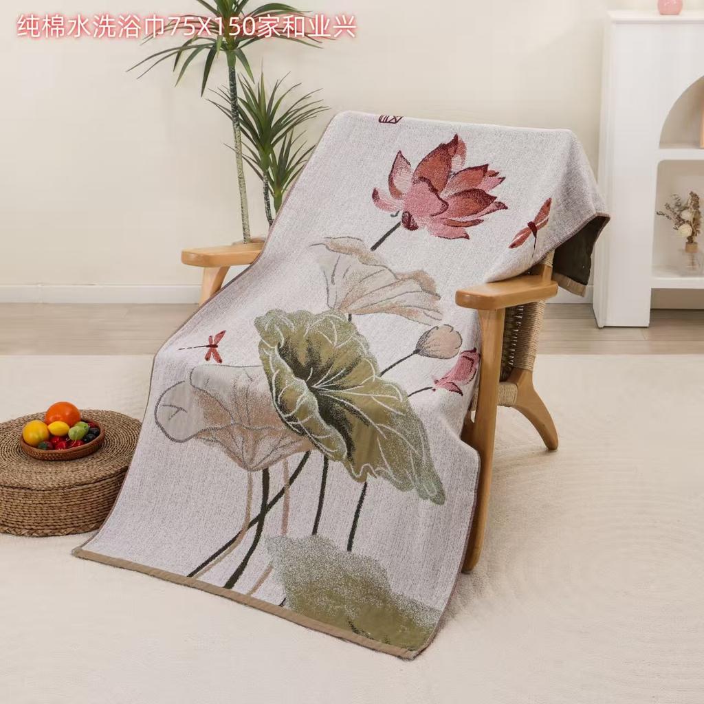 Multi-Layer Gauze Cotton Bath Towel Soft And Comfortable Beach Towel Ethnic Style Sun God Skin-Friendly Water Absorption
