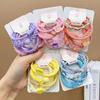 5 kusů aset roztomilá holčička scrunchie na vysoké úrovni dívka s úsměvem na tváři Láska hlava kravata gumička vlasové doplňky