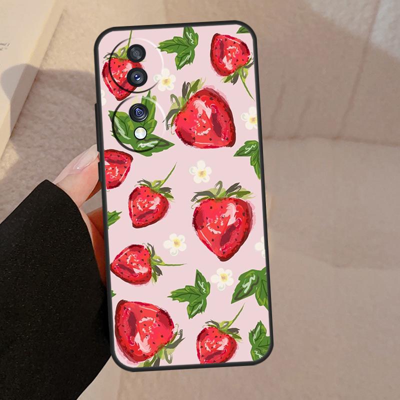 Чехол-бампер Strawberry For Honor Magic 7 Pro 5 6 V5 для Honor 200 400 50 70 90 Lite X8a X8b X9a X9b X9c