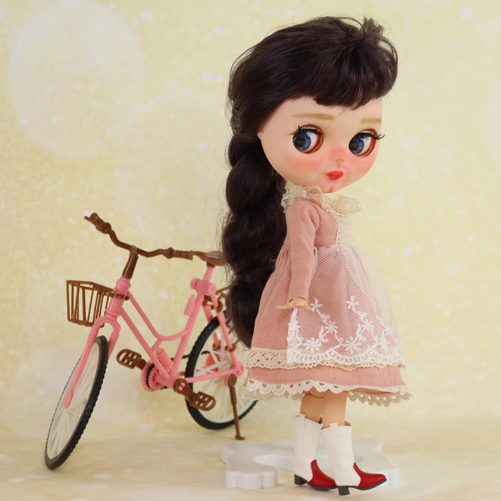 Сапоги Для кук Blyth Крутые туфли Ковбойский стиль Подходят для 1/6 BJD 30см Аниме Девочки