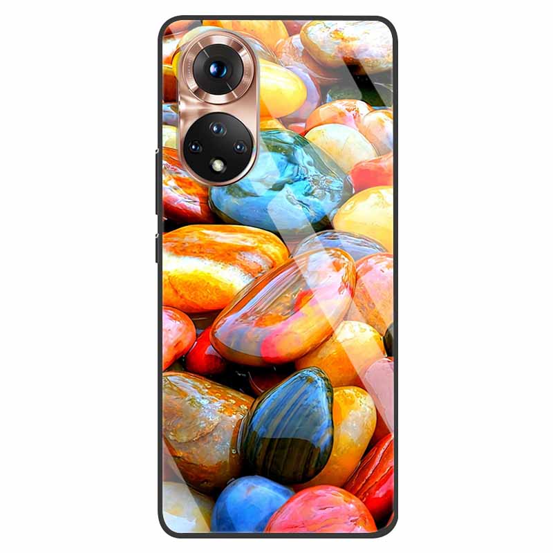 Роскошный чехол для Huawei Honor 50 Чехол Закаленное Стекло Чехол для Телефона Huawei Honor 50 Honor50 6.57" Coque Сумка Модный Бампер