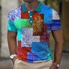 Мужская футболка поло с коротким рукавом, топы с 3D-принтом, модные, из полиэстера, дышащие, удобные, футболки поло