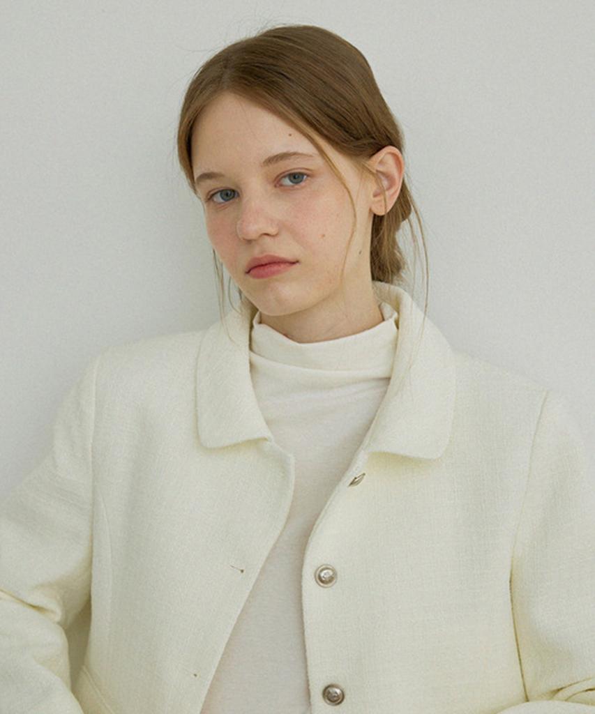 Asif Perry Tweed Jacket (Ivory)