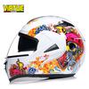 VIRTUE Motorsport Electric Non Motorcycle Helmet Men's Half Helmet Double Lens Full Helmet Running Helmet Carbon Fiber Pattern Road