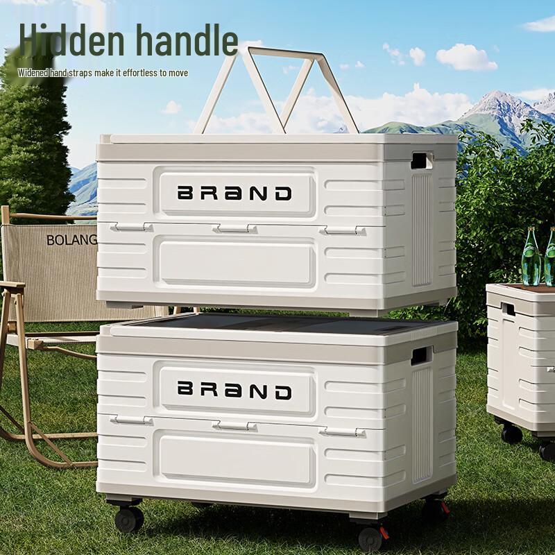 Outdoor Folding Storage Box & Picnic Table with Wagon