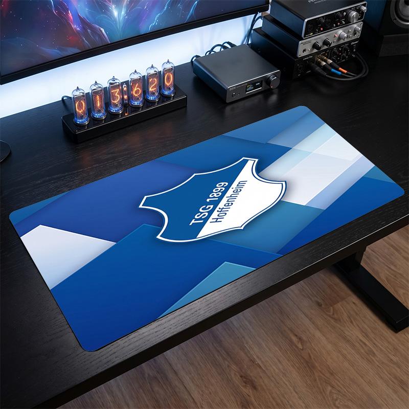 TSG Hoffenheim FC Theme Pattern Mouse Pad, Soccer Logo Design XXL Gaming Desk Mat Non-Slip Computer Mouse Pad