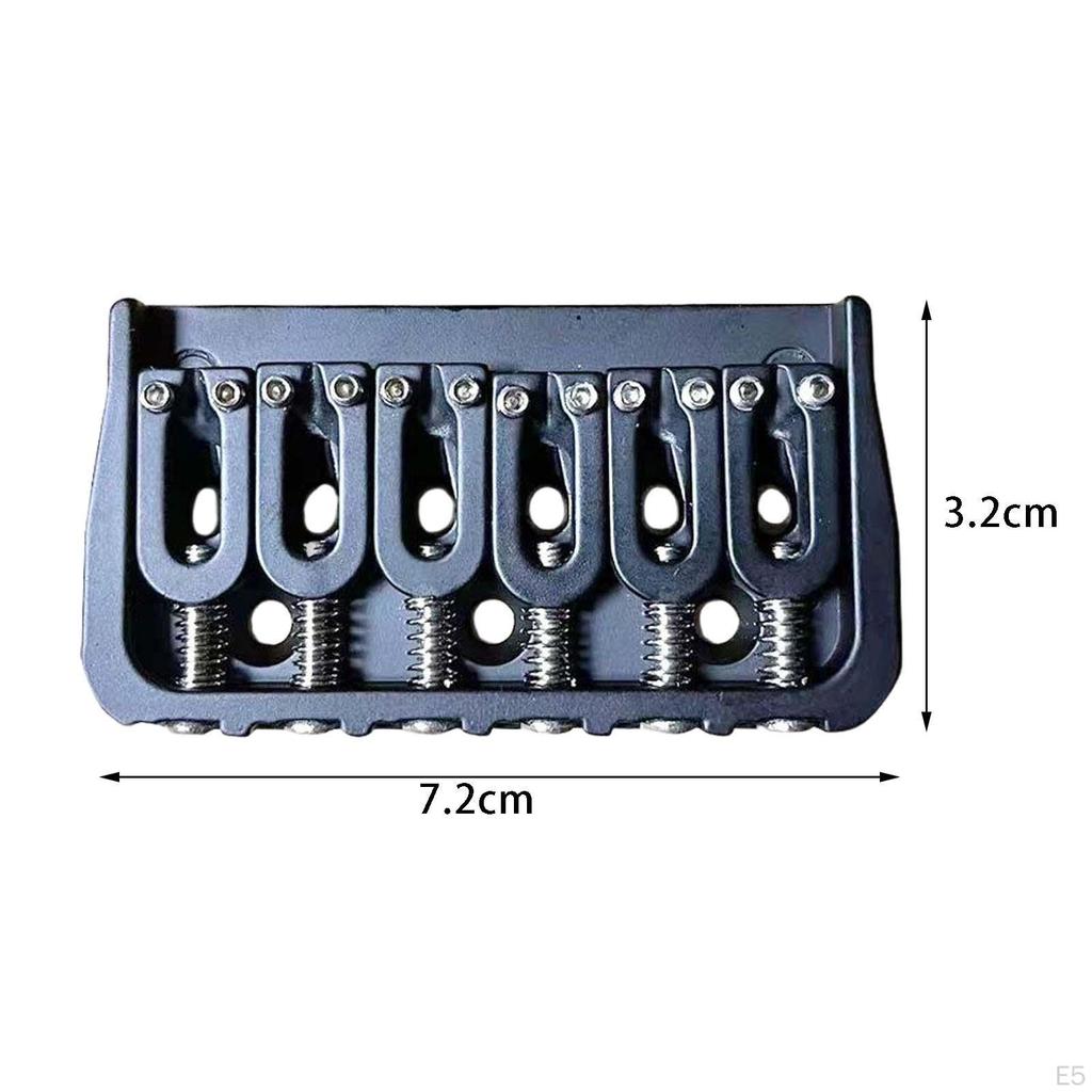Alloy Guitar Fixed Hardtail Bridge,Guitar Tailpiece Replacement,Electric Bridge