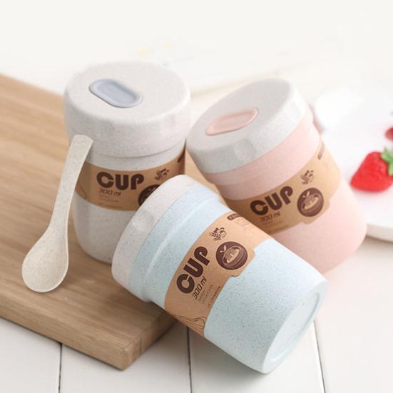 300 мл пластиковая герметичная соломинка для супа, завтрака, каши, обеда, рабочая коробка, контейнер