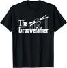 The Groovefather Винтажные Барабаны Подарки для Барабанщиков Барабанщик Группы Унисекс Футболка