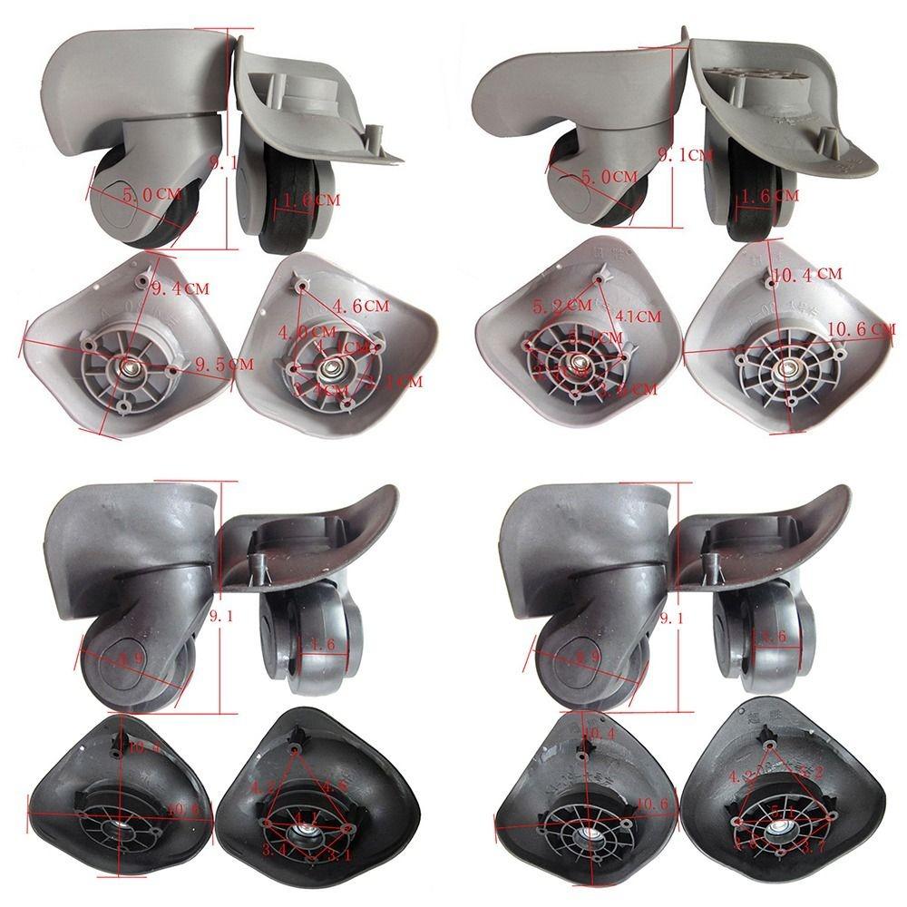 A08 Suitcases Spinner Caster Rubber Wheels Hand Spinner Suitcases Repair Luggage Wheels Replacement