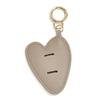 Portable PU Leather Sunglasses Holder Heart-Shaped Eyeglasses Hanging Clip Bag Charm  For Girls