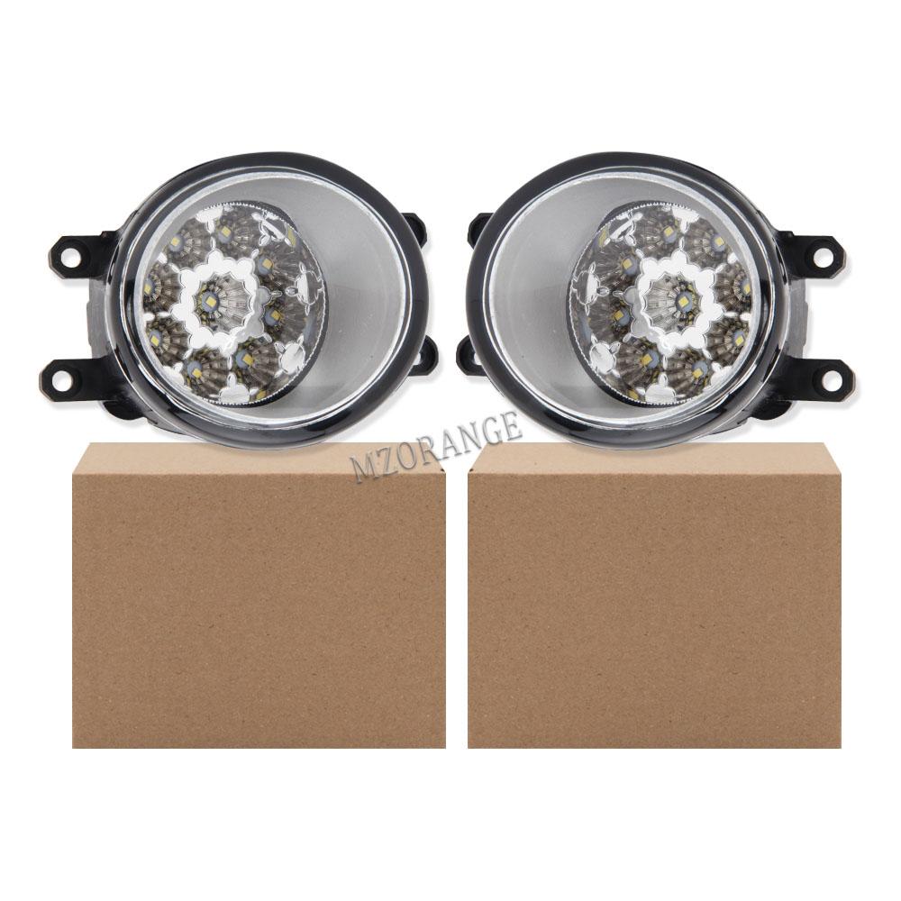 Противотуманные фары светодиодные для Lexus GS ES RX Противотуманные фары для Toyota Corolla Camry Verso S Avalon Avensis Ractis RAV4 Hilux C-HR Auris Yaris