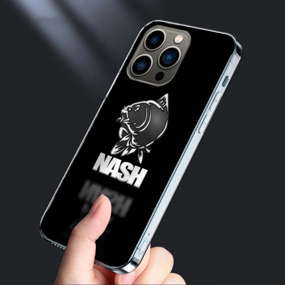 Чехол для телефона Nash Fishing с логотипом для Apple Iphone 16E Capa 15+ 14 Plus 17 Air 16 Pro Max 12 Pro Милый 13 Mini Чехол Shel