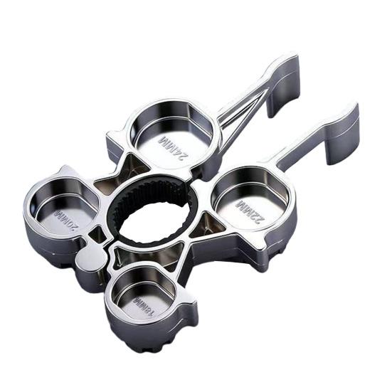 12-в-1 Ключ для аэратора Прочный Металлический Спрей-насадка для смесителя Удаление Инструмент Ремонт сантехники кухонной и ванной раковины