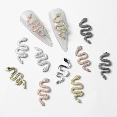 10 шт./компл. украшения для ногтей DIY ювелирные изделия блестящие минималистичные змеиные художественные новинки украшения для ногтей для женщин