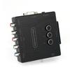 RGBS VGA SCART TO YPBPR Converter Video Adapter RGBS VGA SCART TO YPBPR Transcoder Converter Color Brightness Adjustable
