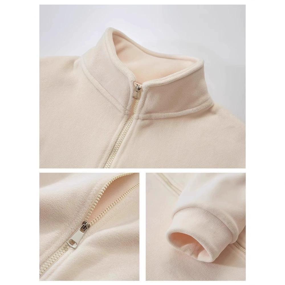 Куртка из полар-флиса Женская куртка Свитер из овечьей шерсти Осень и зима Плюс бархат Зимняя одежда