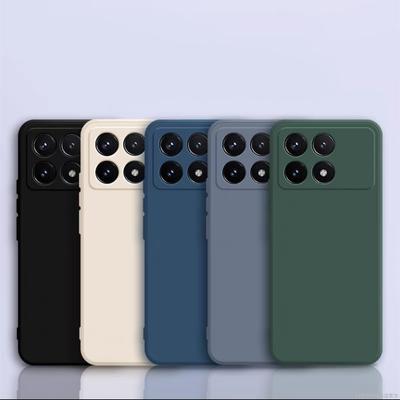Для Poco X6 Pro Чехол для Xiaomi Poco X6 Pro X5 X4 Pro M5 M4 Чехол Funda Жидкий Силиконовый Мягкий Задний Бампер Poco X6 Pro
