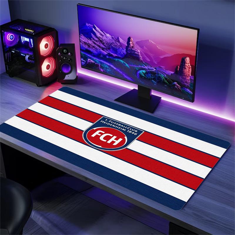 Heidenheim FC Color Mouse Pad Large Gaming Table Cushion Non-slip Laptop Tablet Big Mousepad XXL Mat Mini PC Playmat With Lock edge