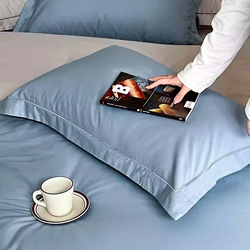 100% Cotton Pillowcase 48x74cm Hotel Grade Long Staple Xinjiang Sateen Weave Single Pack