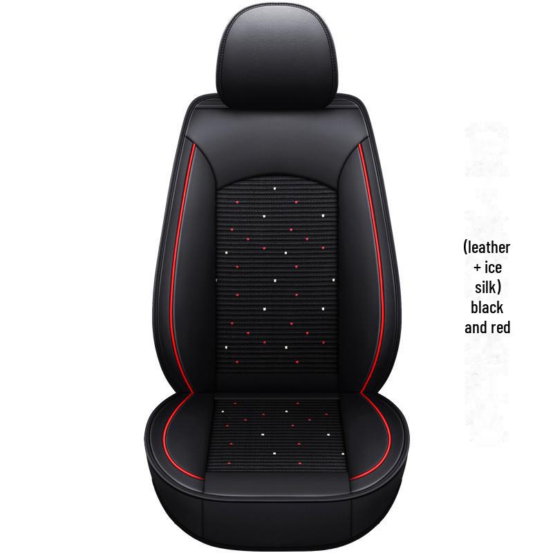 Летняя подушка из ледяного шелка для сиденья автомобиля для владельца и пассажира небольшого автомобиля, кожаный чехол на сиденье для грузовика, универсальный
