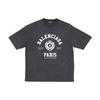 Balenciaga Футболки Унисекс Серые С круглым вырезом Средние 612966TMV981000