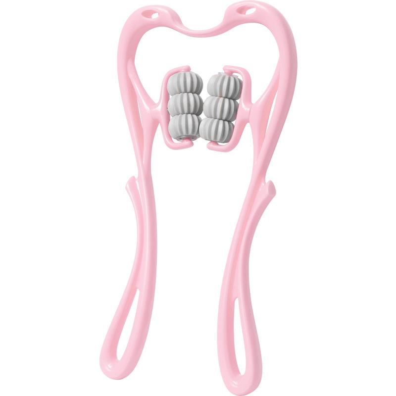 Массажер для шеи, терапия для шеи и плеч, двойная триггерная точка, роликовый инструмент для самомассажа, снимает давление рук, глубокий массаж