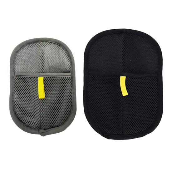 Electrostatic Pet Fur Gloves Pet Hair Remover Grooming Shedding Gloves for Cats Dogs Rabbits Reusable Fingerless Cleaning Mitt for Furniture Carpet