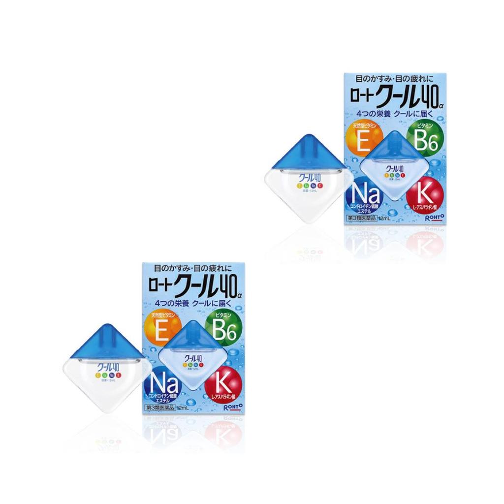Rohto Cool 40a витаминизированные капли для глаз, 12 мл