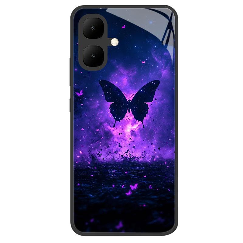 Чехол для Infinix Smart 10 Новый Роскошный Закаленное Стекло Защитный Чехол для Телефона Для Infinix Smart10 X6725 Корпус Полное Покрытие Coque