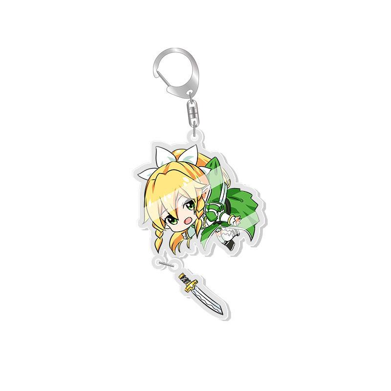 Акриловый брелок Sword Art Online: Асуна, Синон, Кирито Аниме Шарм