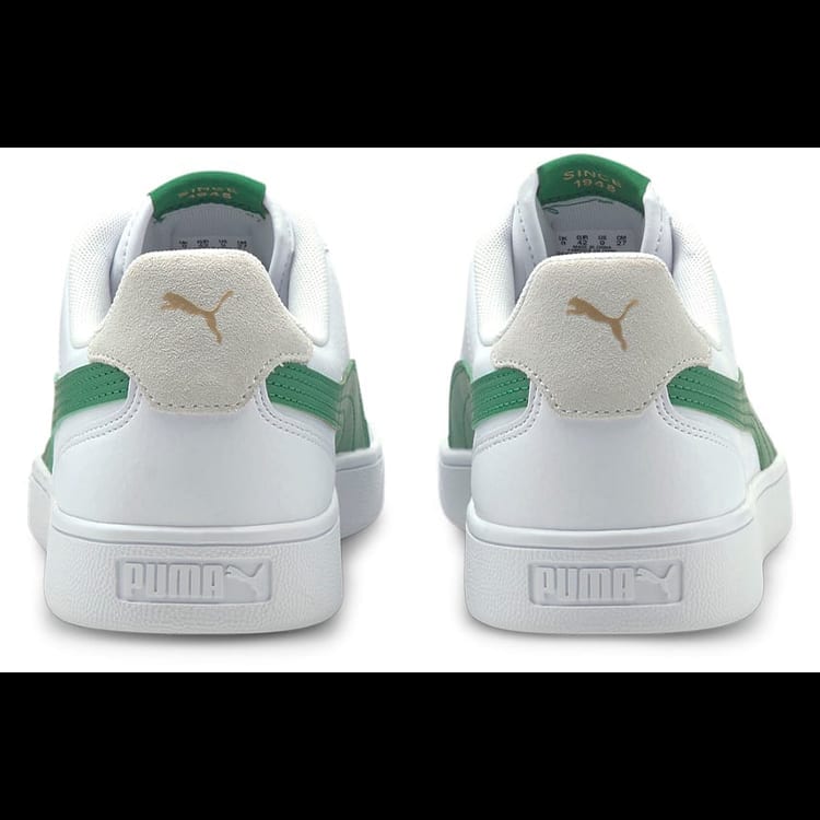 Puma Унисекс низкие кроссовки Shuffle Бело-зеленые 309668-13