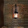 Single Head Industrial Retro Solid Wood Wall Lamp Nostalgic Style  Decorative for Home Corridor Courtyard Bar Cafe Door Lighting