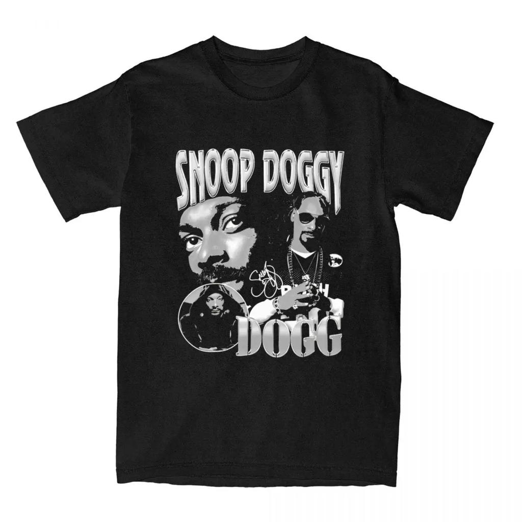 Мужские футболки Snoop Dogg Snoop Tou Винтажные Музыкальные Чистый Хлопок Топы Забавные С Коротким Рукавом С Круглым Вырезом Идеи для Подарка Футболка