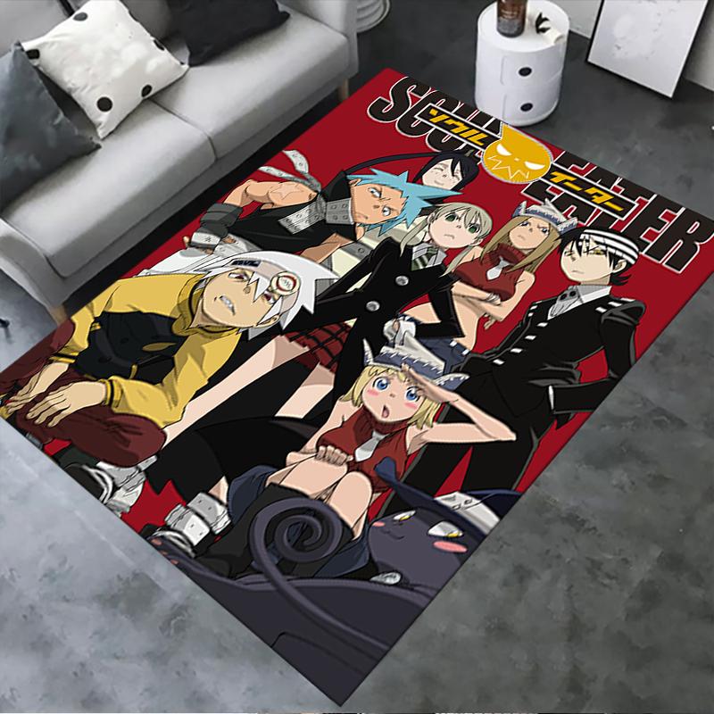 2025 New Soul Eater Carpet Rug for Living Room Bedroom Home Sofa Decoration,Kids play Non-slip Floor Mat173